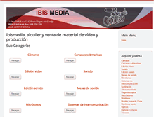 Tablet Screenshot of ibismedia.com